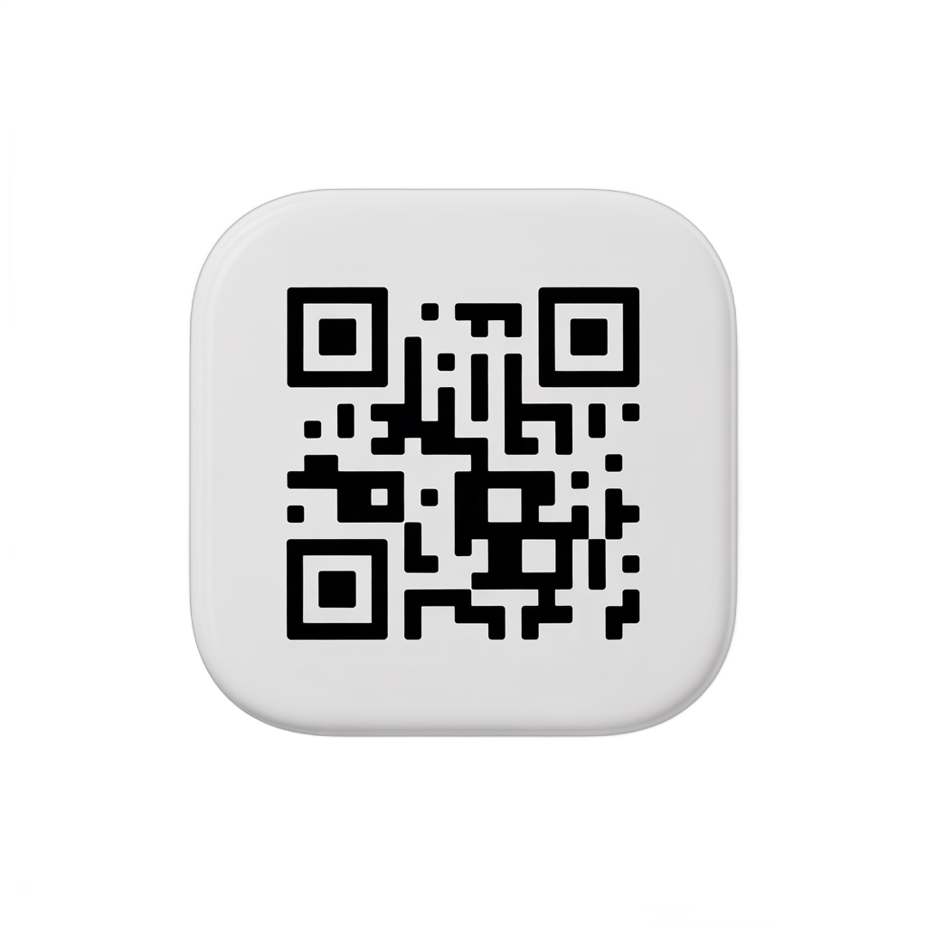 Isolated QR code graphic element for digital marketing and app promotion designs PNG - transparent background