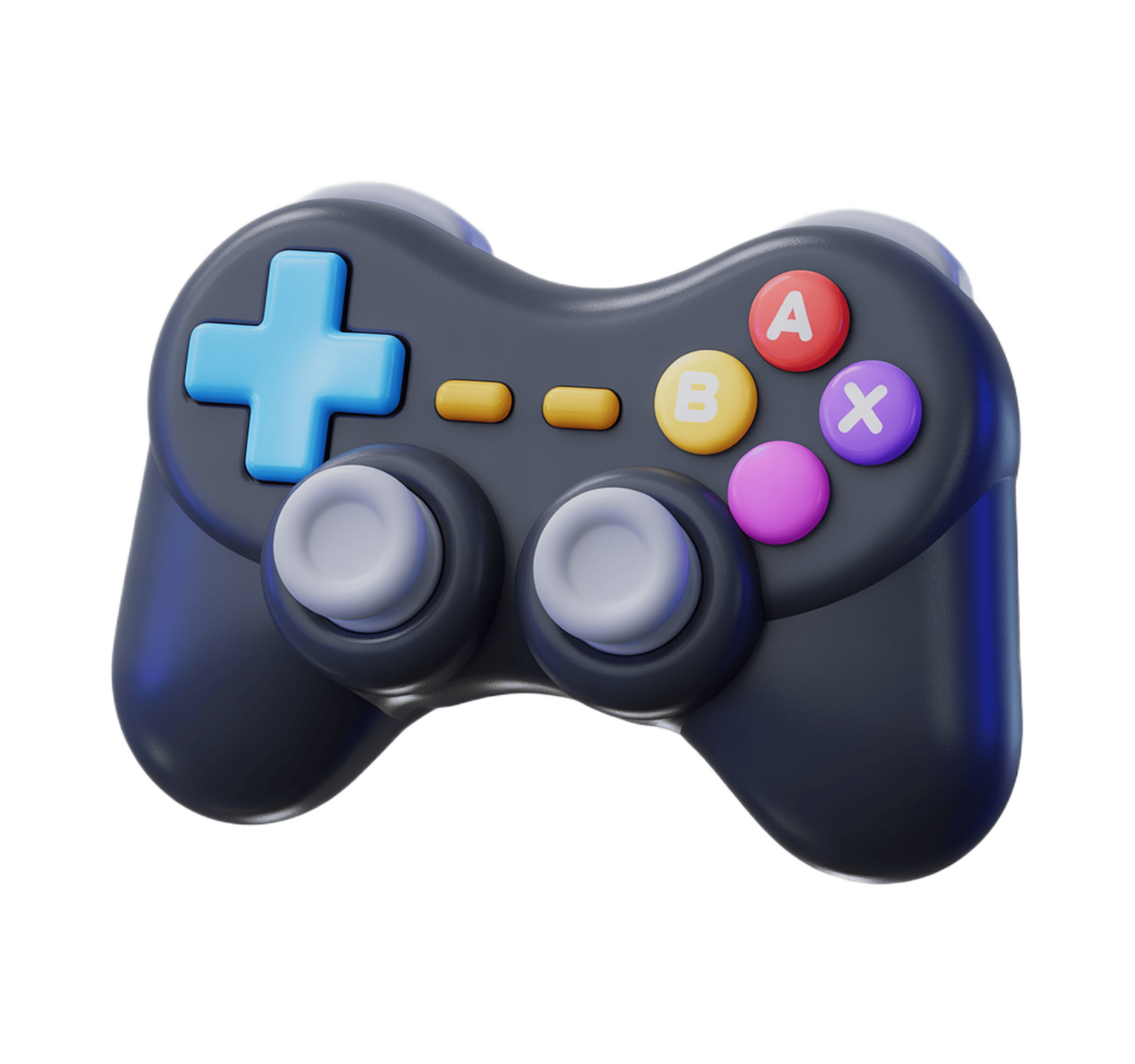 Isolated transparent clipart game controller for gaming graphics and digital projects PNG - transparent background