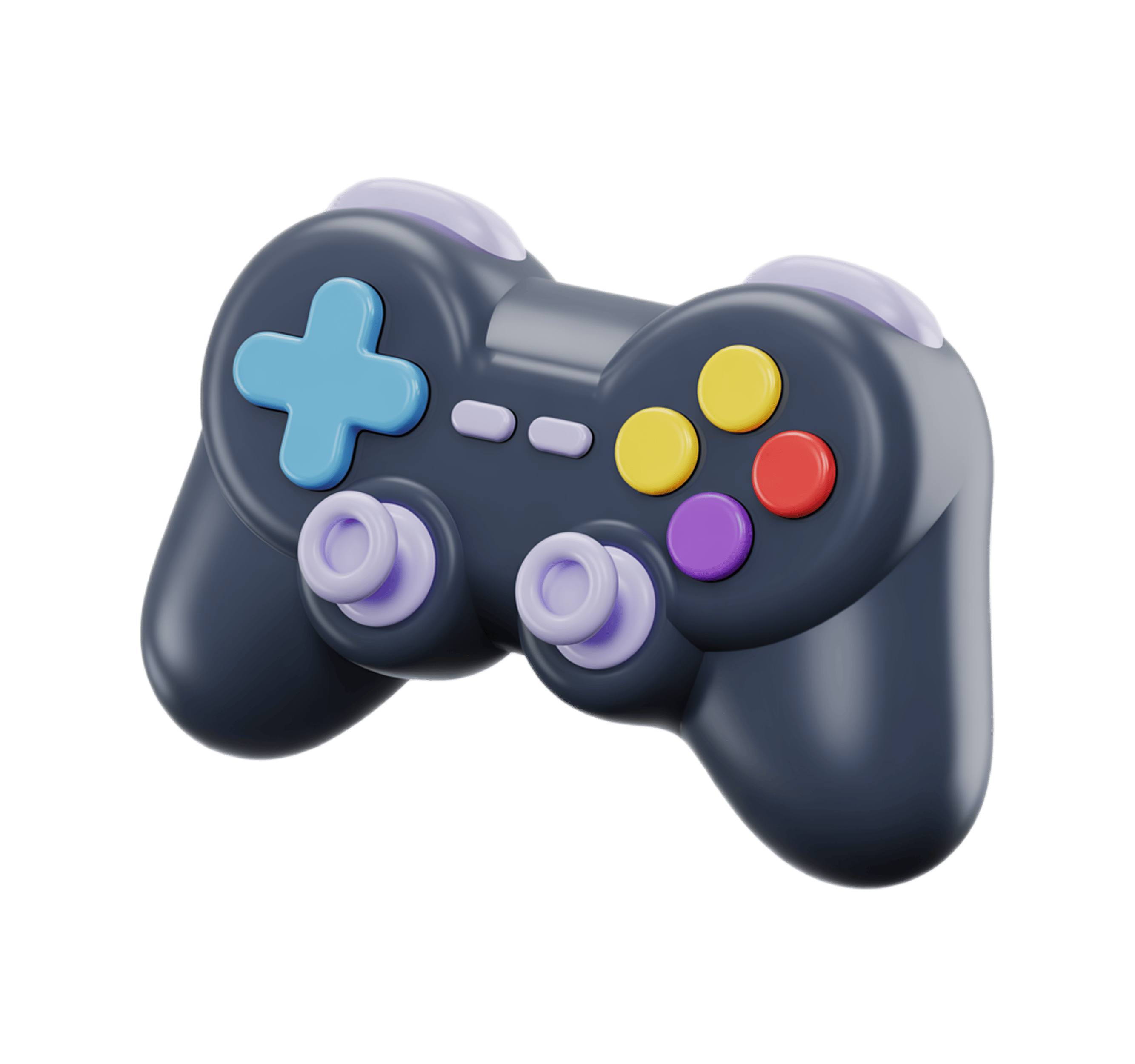 Isolated transparent game controller clipart for gaming graphics and digital projects PNG - transparent background