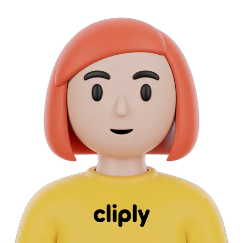 Bright smiling cartoon girl with short red hair wearing yellow t shirt clipart for digital projects PNG