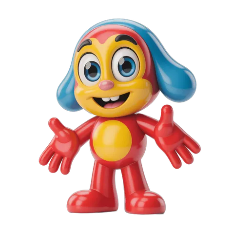 Happy cartoon dog character with arms outstretched for children illustrations and designs PNG