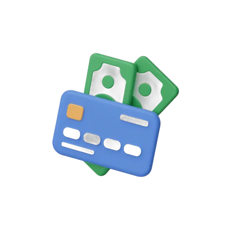 Isolated clipart of credit card and mobile payment app icons for financial apps and ecommerce websites PNG