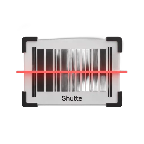 Isolated transparent clipart of modern shutter speed control with red laser alignment PNG