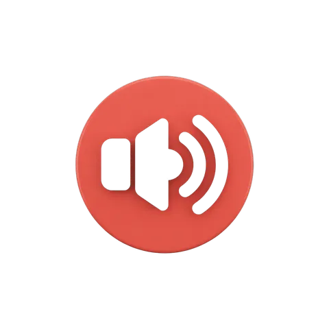 Modern microphone speaker icon for apps presentations and media graphics PNG